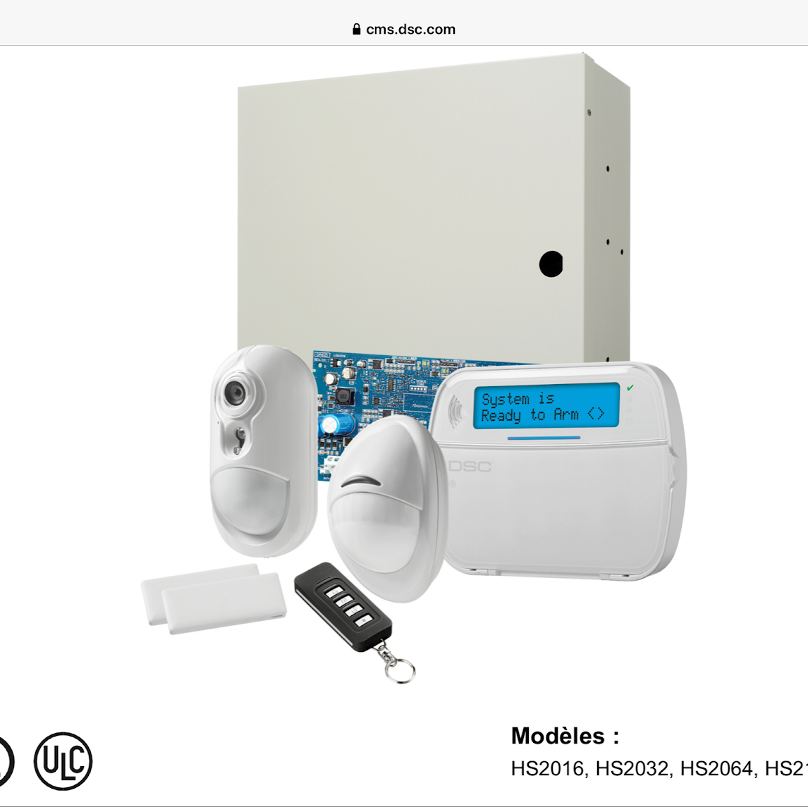 Kit d'alarme dsc neo